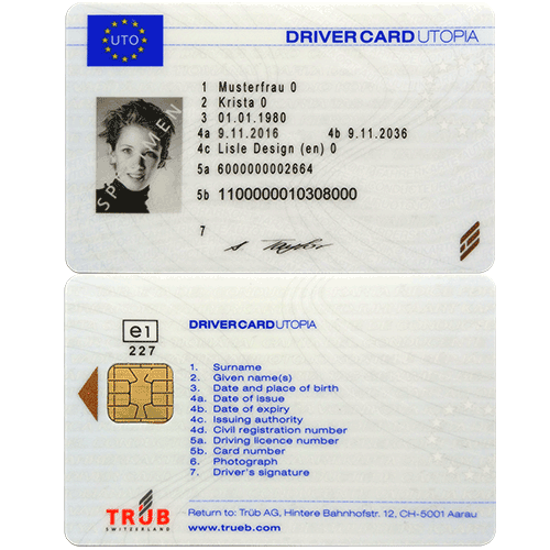 Tachograph Cards Training Card, Image 2